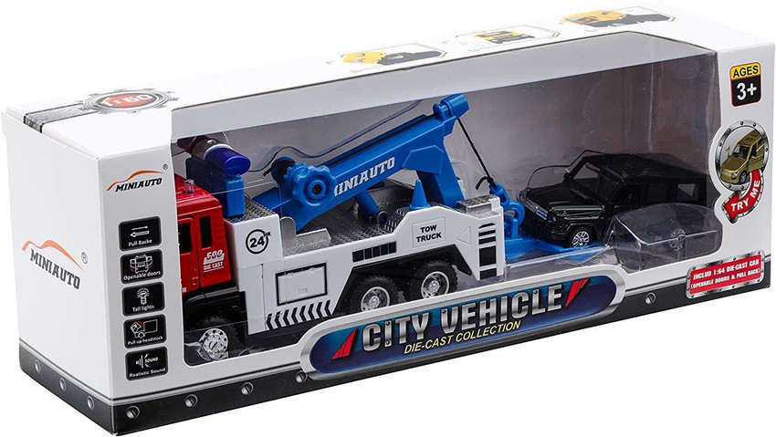 Diecast tow shop truck toys