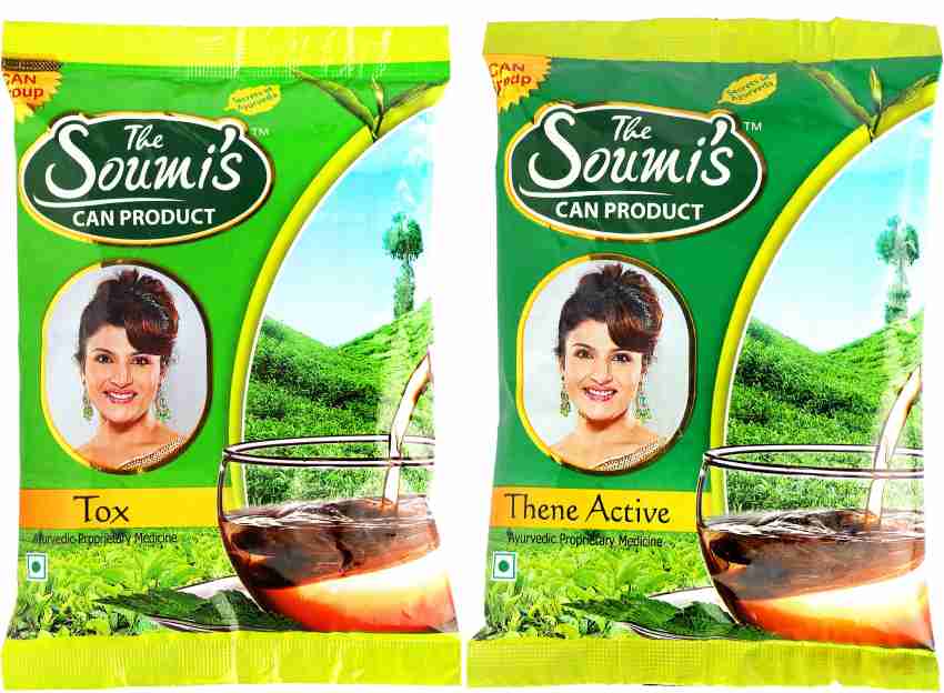 The Soumi s Can Product WEIGHT LOSS FRIENDLY COMBO TOX TEA 1 PACKET THENE ACTIVE TEA 1 PACKET