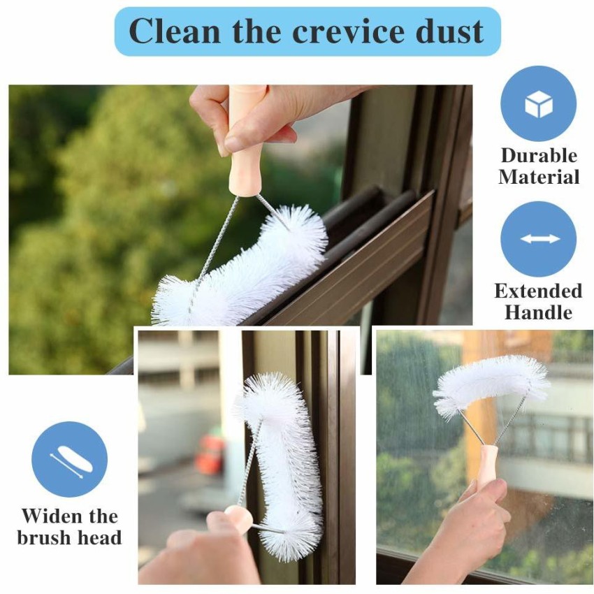 KitchenSupplyUS Multi-function Window Cleaning Brush - Easy to Use,  Effective Keyboard Cleaner for Home Use