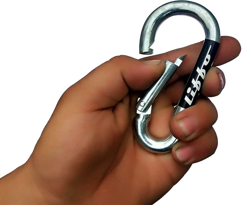 Liffo Snap Hook Made with up Stainless-Steel Heavy Duty Use Pack of 2  Locking Carabiner - Buy Liffo Snap Hook Made with up Stainless-Steel Heavy  Duty Use Pack of 2 Locking Carabiner