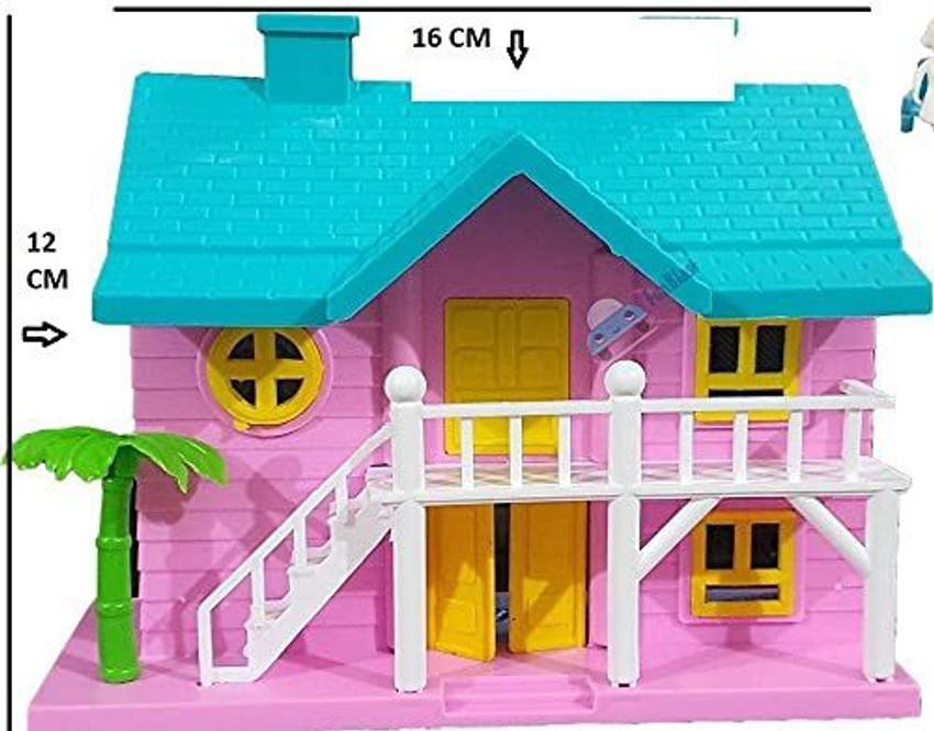 Big Wheel Doll House Play set for Girls Multicolor for 3 Year