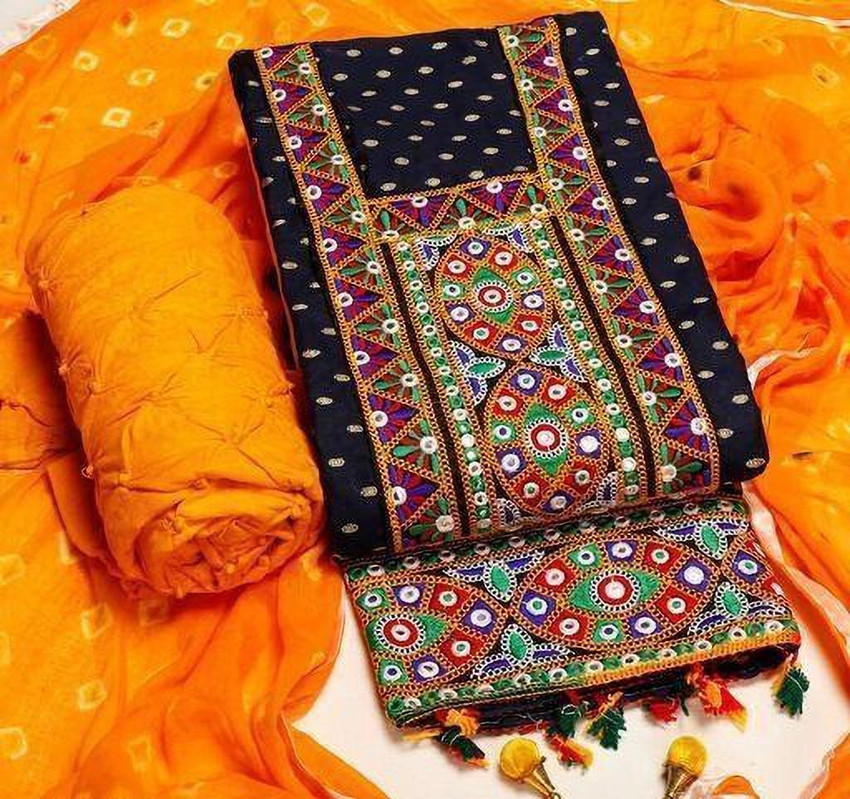 Bandhani dress material in flipkart shop