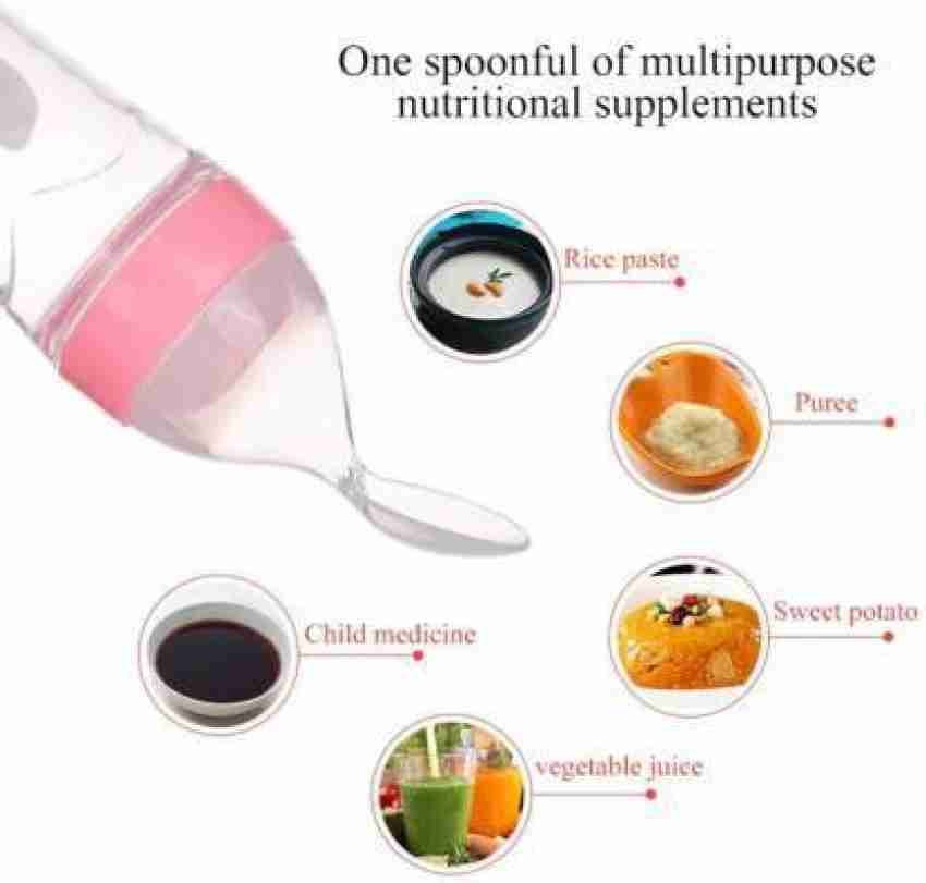 Baby Feeding Spoon Multifunctional Spoon Silicone Fruit Puree