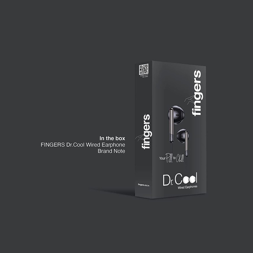 FINGERS Dr. Cool Wired Earphones Ear Shaped Dual Tone Earbuds Wired Price in India Buy FINGERS Dr. Cool Wired Earphones Ear Shaped Dual Tone Earbuds Wired Online FINGERS Flipkart