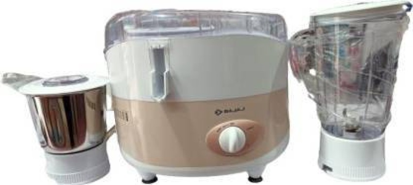 Bajaj 500 W JX 30 (410702) 3 Jars Juicer Mixer Grinder (White & Pink) –  Value Plus India