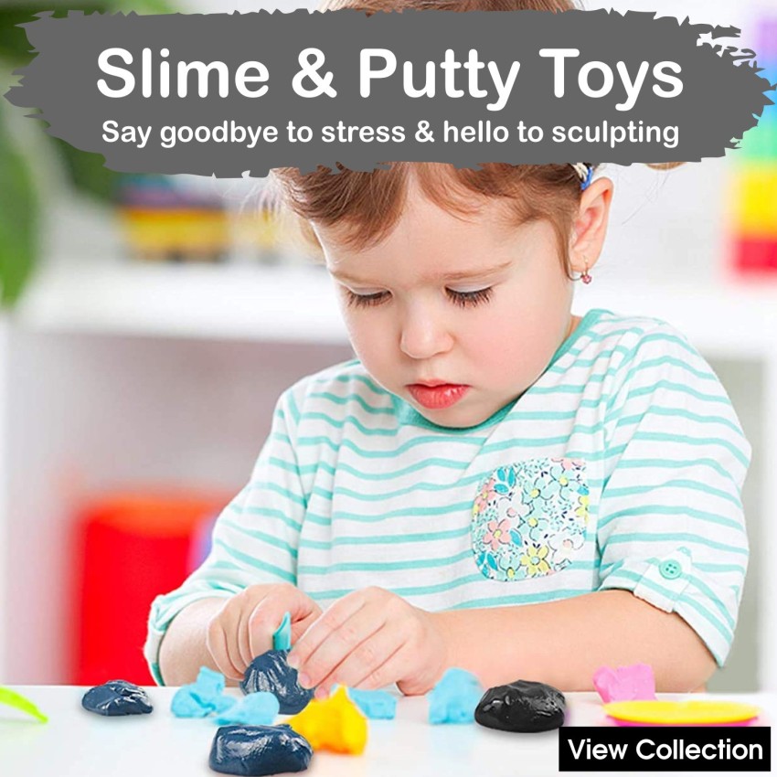 Buy HOTKEI (pack of 3 slimes) Multicolor fruit scented DIY magic toy slimy  slime clay gel jelly putty set kit toys for boys and girls kids slime 100gm  Online at Best Prices