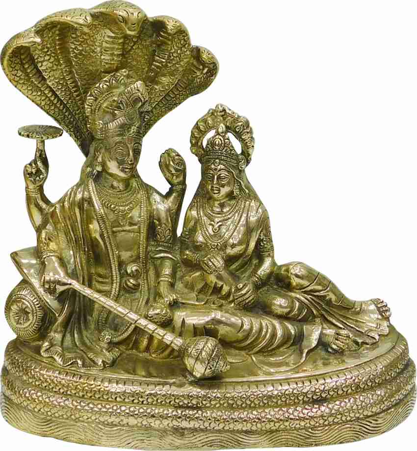 Premium Lord Venkateswara & Mata Lakshmi Standing Brass Idols