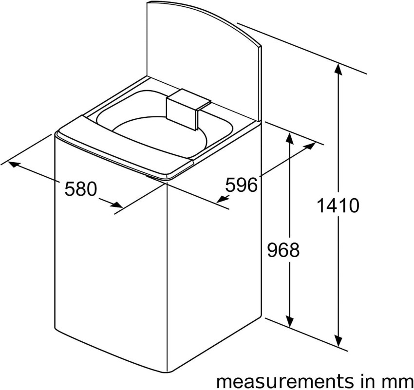 bosch washing machine 10 kg top load