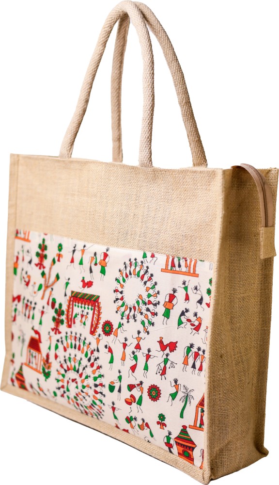 Jute bags online on sale flipkart