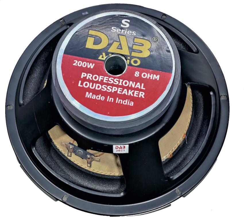 DAB 10 inch Orange Woofer 120 Magnet 4 Layer Coil Subwoofer Price