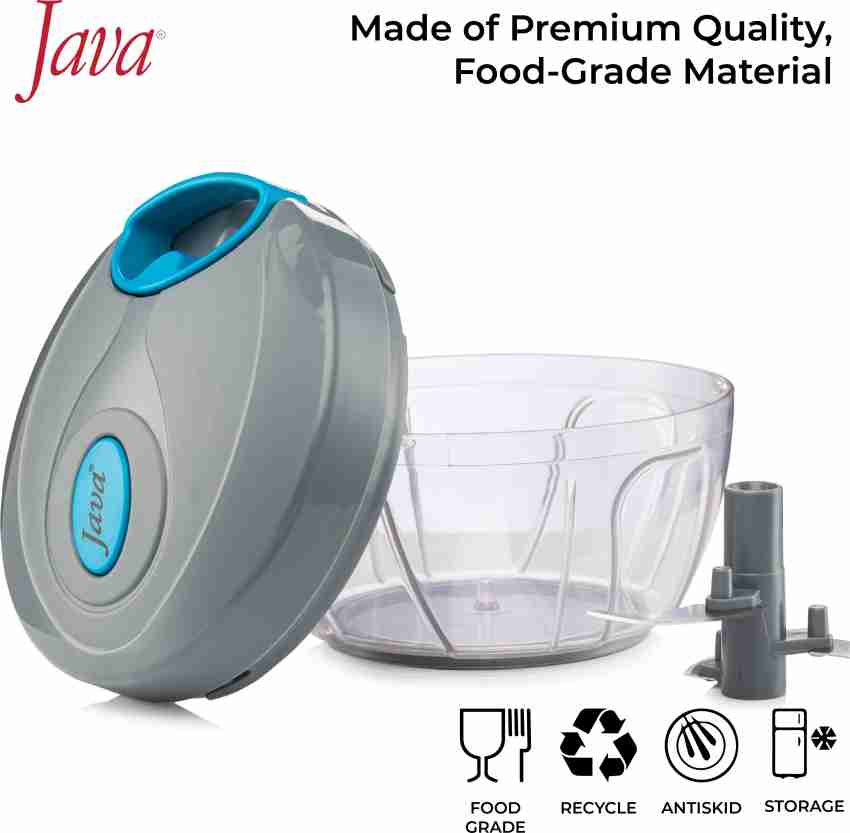  Nova Quick Cut Small Plastic Handy Chopper, Grey: Home & Kitchen