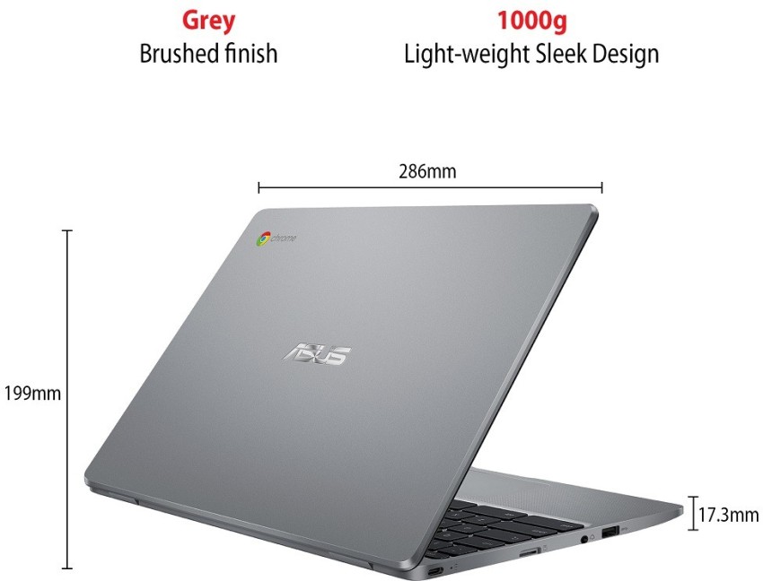 ASUS Chromebook Intel Celeron Dual Core N3350 - (4 GB/32 GB 