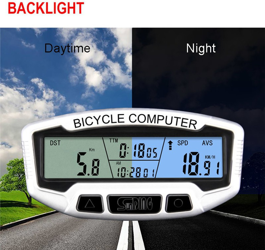 Sunding SD 558A 28 Functions Mountain Bike Backlight Wired Odometer Wired Cyclocomputer Price in India Buy Sunding SD 558A 28 Functions Mountain Bike Backlight Wired Odometer Wired Cyclocomputer onlin...