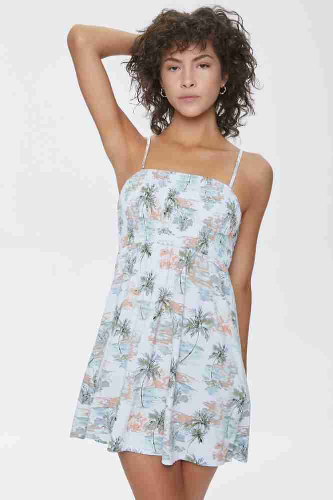 FOREVER 21 Women A line Multicolor Dress Buy FOREVER 21 Women A