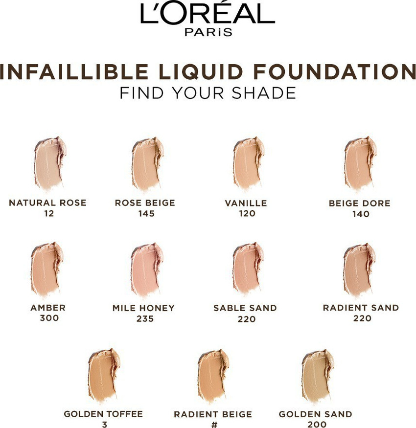 Loreal outlet infallible foundation