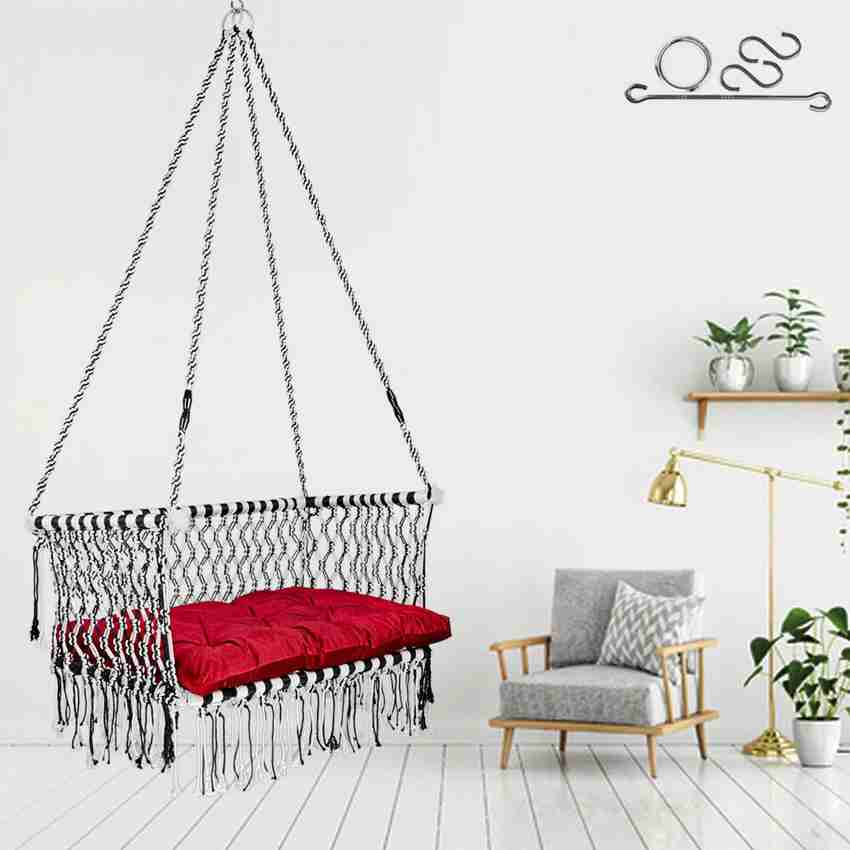 Flipkart Perfect Homes Studio 2 Seater Swing with Cushion Accs. Nylon Hammock Price in India Buy Flipkart Perfect Homes Studio 2 Seater Swing with Cushion Accs. Nylon Hammock online