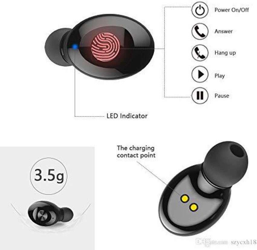 Ravbelli XG 8 TWS Bluetooth 5.0 Earbuds Bluetooth Headphone