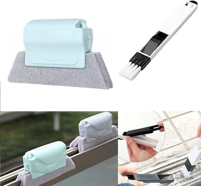 Window Groove Cleaning Brush, Plastic Window Sink Slot Cleaner