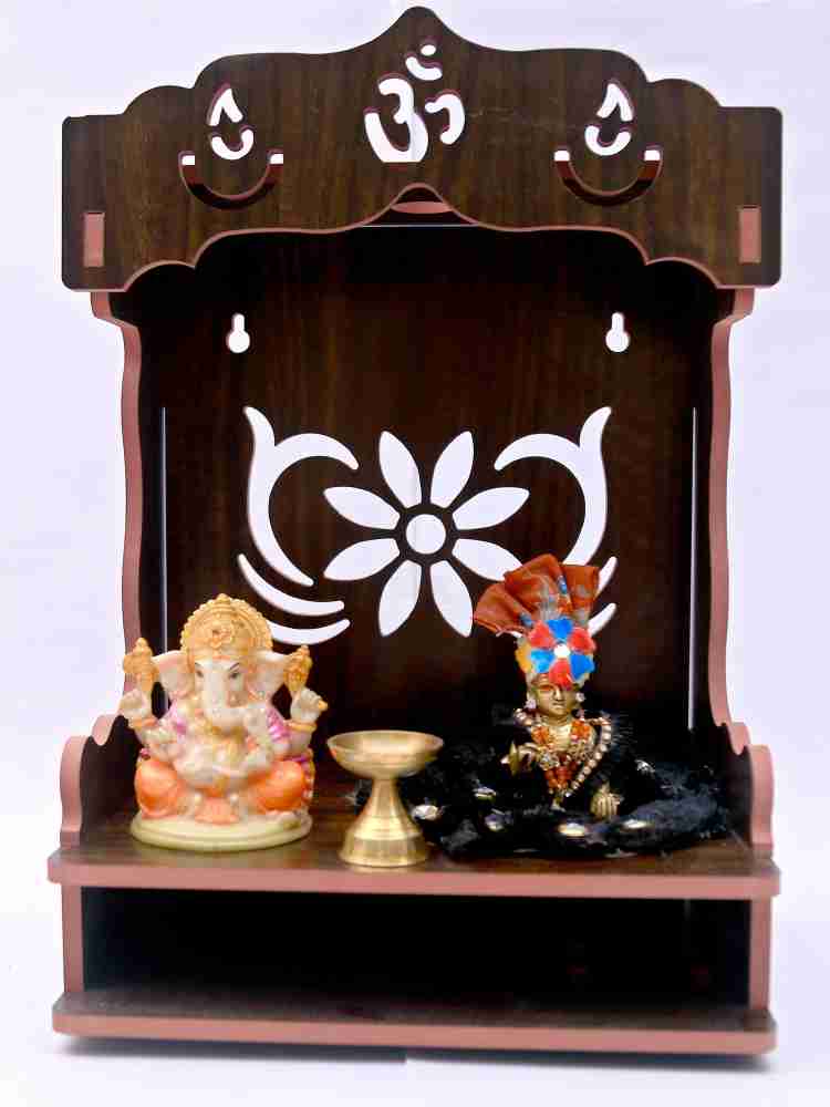 STASTORE Art and Craft Wooden Temple Beautiful Mandir for Pooja ...