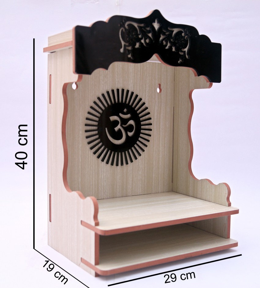 Buy Teak Wood Wall Hanging and Floor Rested Pooja Mandir at 26 OFF by  Elegant Arts and Frames  Pepperfry