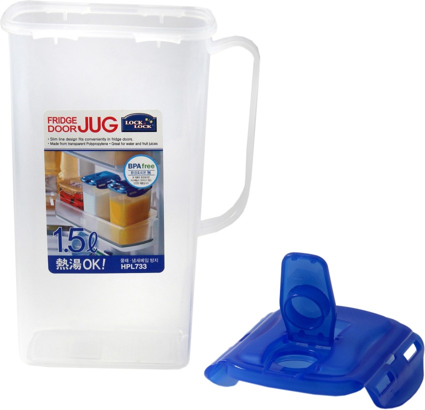 2 x Plastic Fridge jugs 1.5L