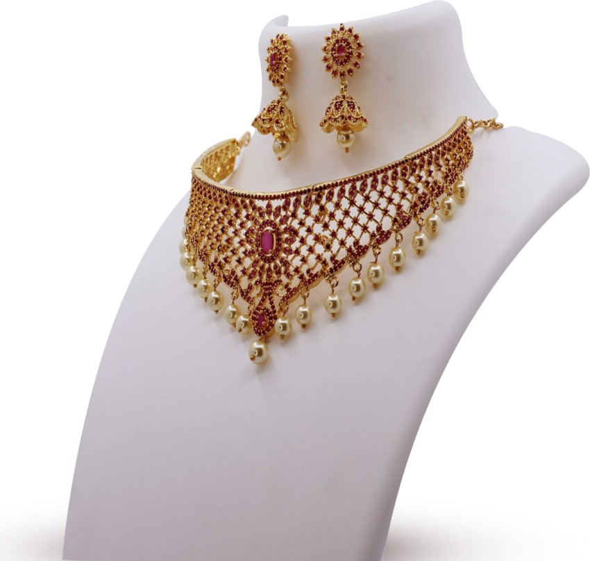 Choker necklace in deals flipkart