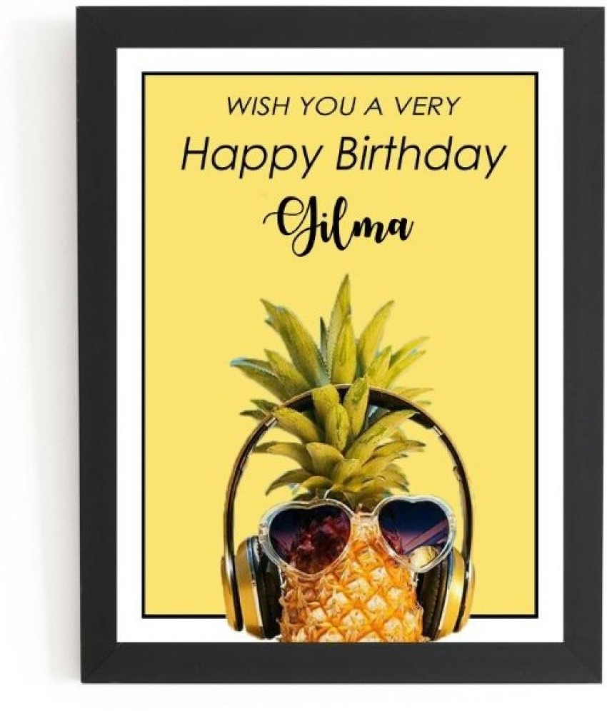 Beautum Happy Birthday Gilma Name Printed Unique Digital Reprint 9inch x  13inch Painting Model No:BLILU006103 Digital Reprint 13 inch x 9 inch  Painting Price in India - Buy Beautum Happy Birthday Gilma