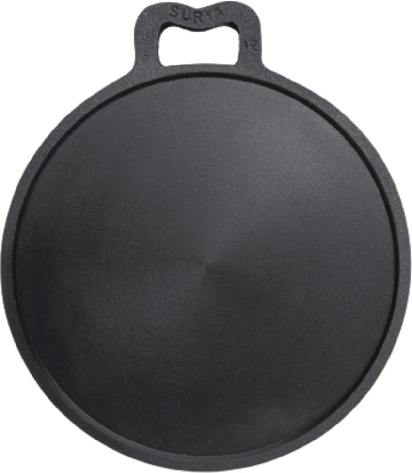 Buy SK Metals Pre Seasoned Cast Iron Dosa Tawa/ Single Handle / Curve Type  / Black 2.00 Kg (12 Inches) Online at Best Prices in India - JioMart.