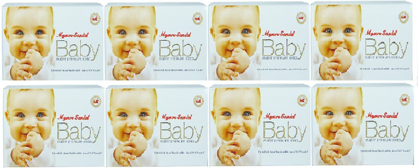 MYSORE SANDAL Baby Soap 8 x 75 g Packs Price in India Buy