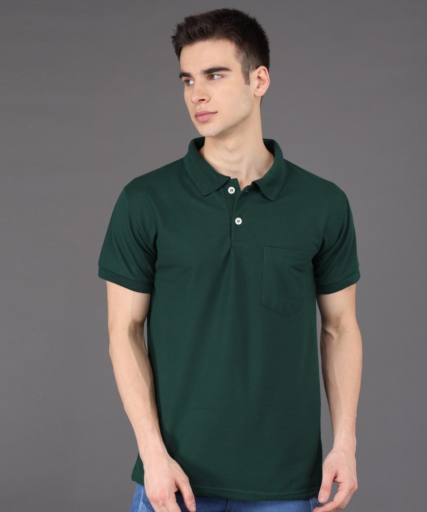 ASDF Solid Men Polo Neck Dark Green T Shirt Buy ASDF Solid Men Polo Neck Dark Green T Shirt Online at Best Prices in India Flipkart