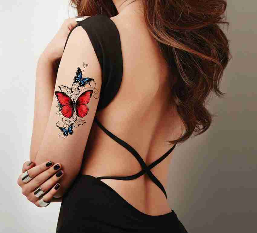 Butterfly Tattoo design on body