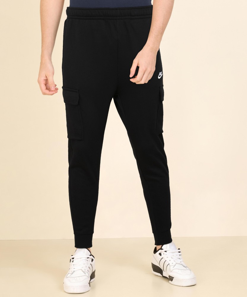 NIKE Solid Men Black Track Pants - Buy NIKE Solid Men Black Track Pants  Online at Best Prices in India