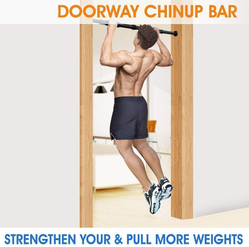 YMD Fitness Exercises Steel Door Bar for Kids Height Pull up Bar