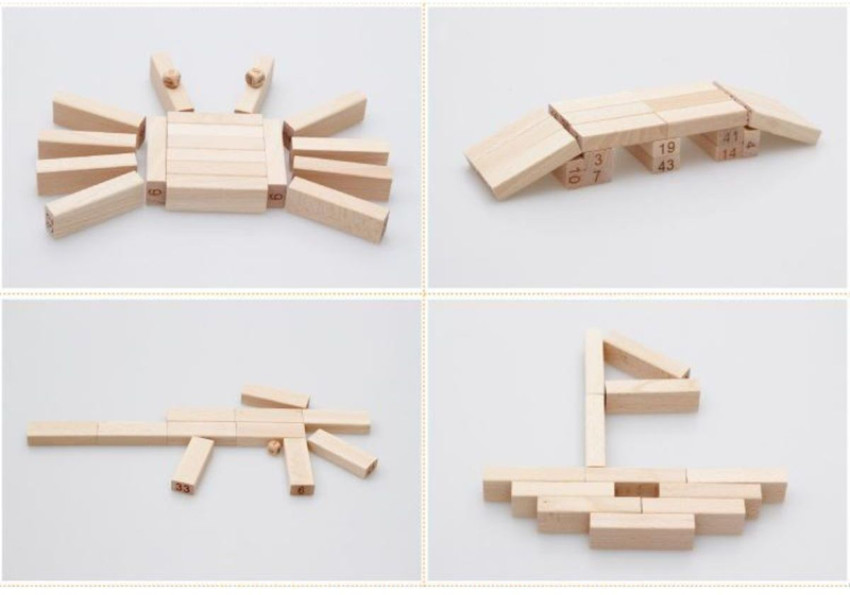 Jenga store blocks building
