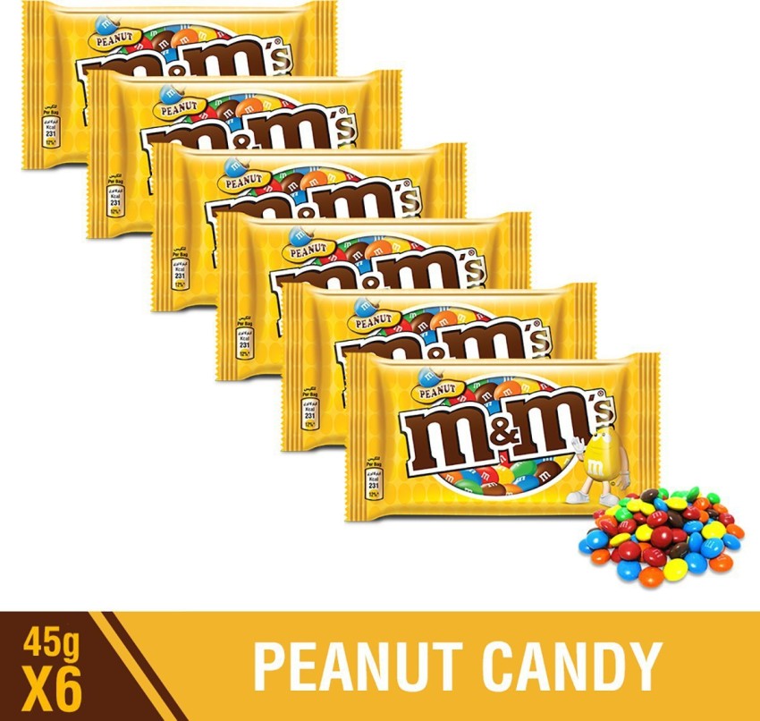 M&M'S Peanut Milk Chocolate Party Bulk Bag, Chocolate Gift & Movie Night  Snacks, 1kg