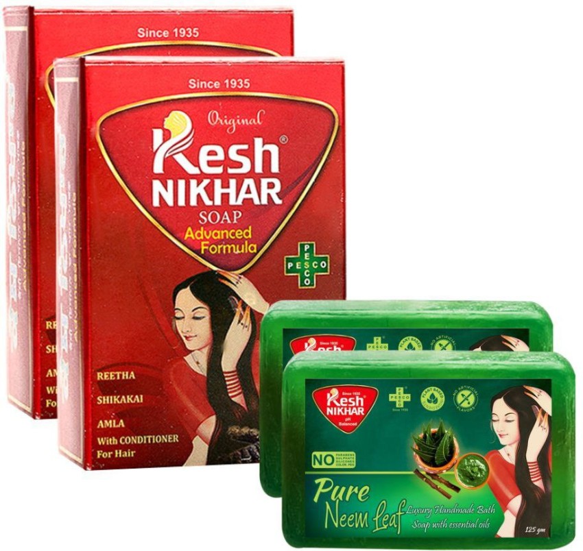Kesh Nikhar Advanced foam soap 100g  Pack of 8  8 x 100 g