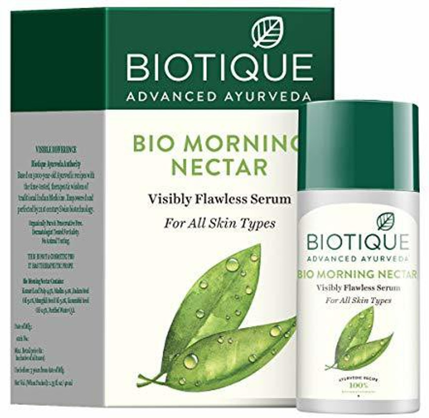 BIOTIQUE Bio Morning Nectar visibly flawless serum