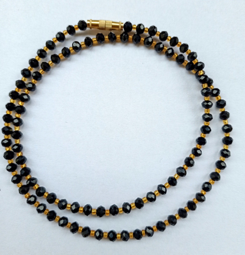 Small black crystal beads hot sale