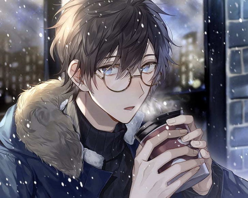 Anime boy with long black hair and brown eyes with a suit on - AI Generated  Artwork - NightCafe Creator