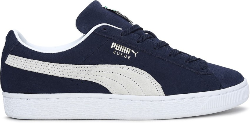 All blue puma suede on sale classic