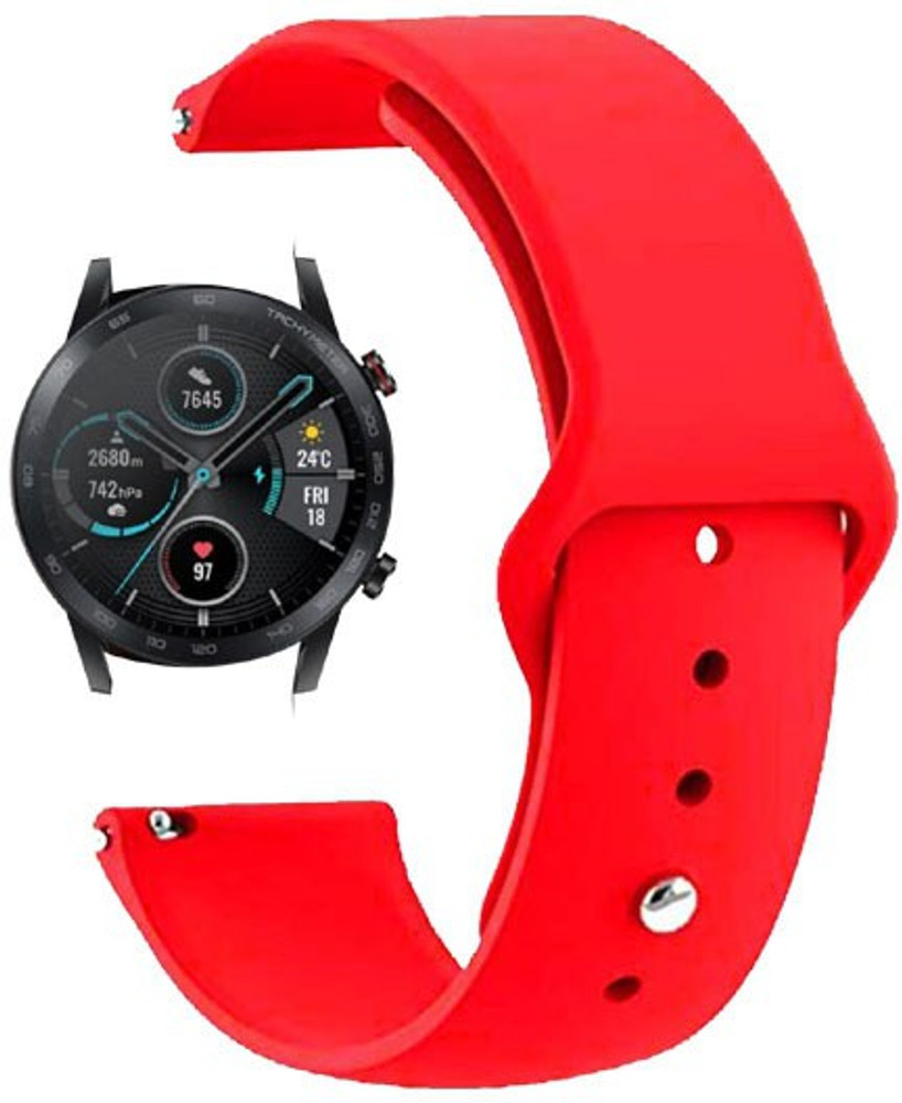 Appysun Honor Magic Watch 2 42 mm Red Strap Smart Watch Strap