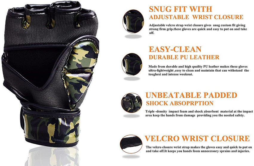 Camo mma best sale gloves