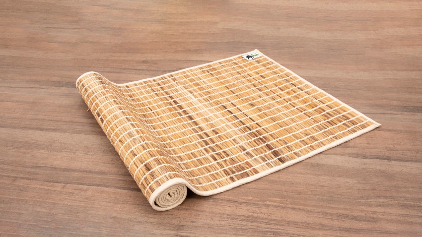 Natural Fibre Dharba grass Meditation Mat with Handloom made, Eco Friendly, 30L x 20W inch