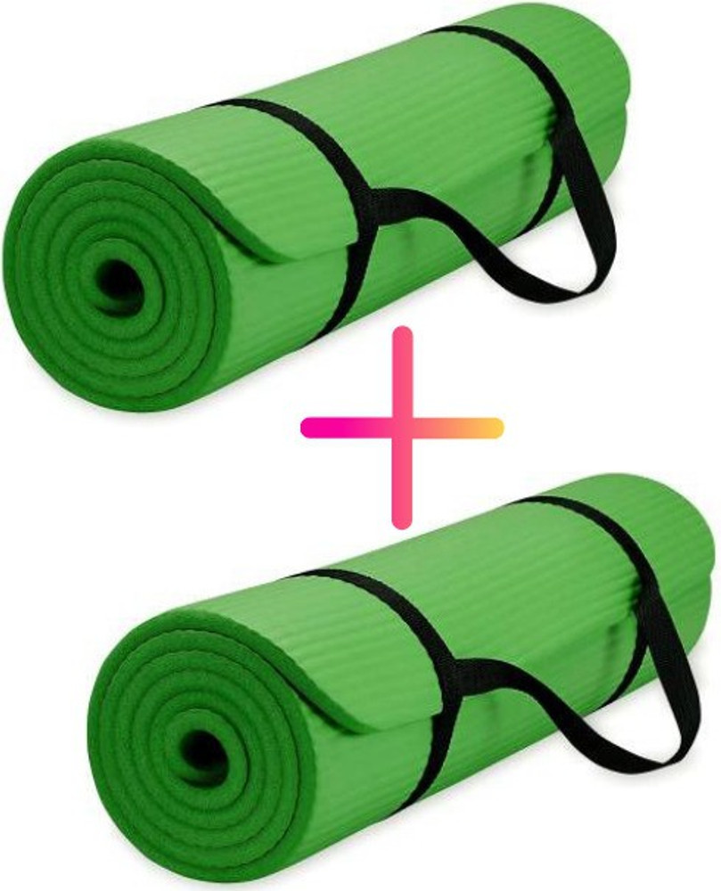 Higrade WORKOUT MAT COMBO EXERCISE GYM YOGA FLOOR MATT NO SLIP TEXTURE Green Green 6 mm Yoga Mat Buy Higrade WORKOUT MAT COMBO EXERCISE GYM YOGA FLOOR MATT NO SLIP TEXTURE