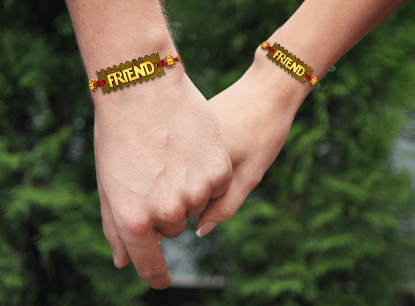 Tuelip Set of 20 Resham Silk Thread Fancy Colorful Friendship Band
