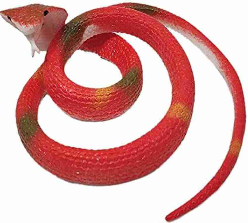 VEDANSHI Realistic Rubber Snake Toy Round Cobra - Red - Realistic Rubber  Snake Toy Round Cobra - Red . Buy Rubber Snake toys in India. shop for  VEDANSHI products in India.