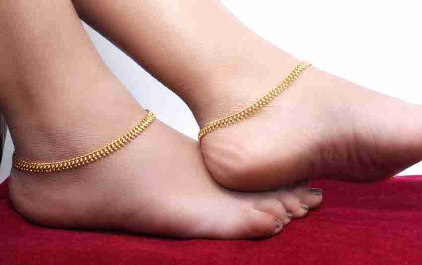 Sreenivasa Pearls and Gems Pure Panchaloha Alloy Anklet Price in
