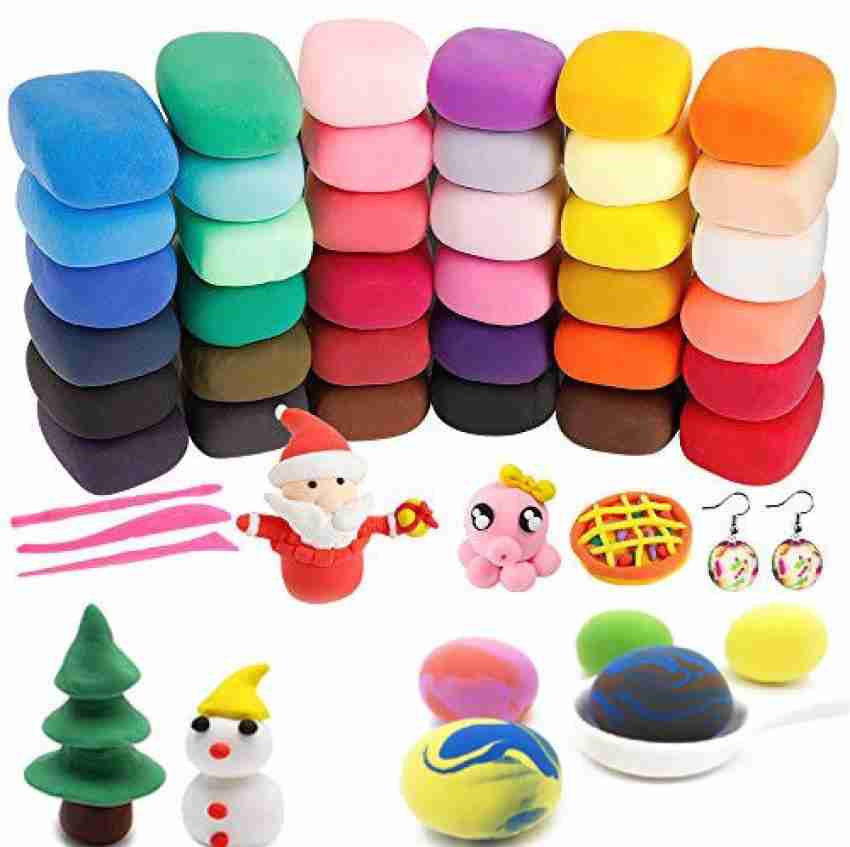 1set 12 24 36 Colors Air Dry Clay Set Ultralight Plastic Clay Sculpting  Tools Diy Crafts, Buy , Save