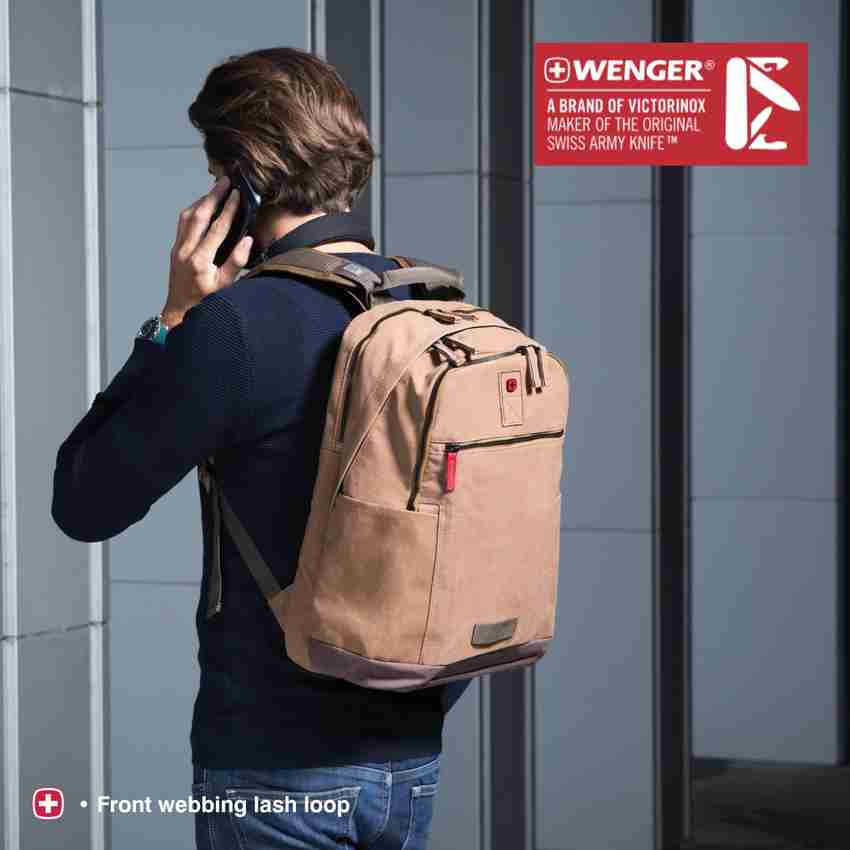 Wenger 16 Laptop Backpack 23 L Laptop Backpack Camel Price in India Flipkart