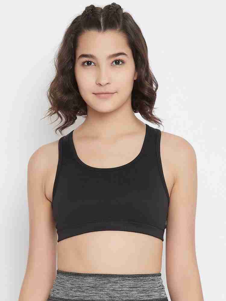 JUMP USA Solid Non-Wired Non Padded Sports Bra